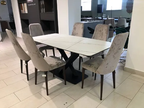Стол Laurel 180х90 см белая керамика