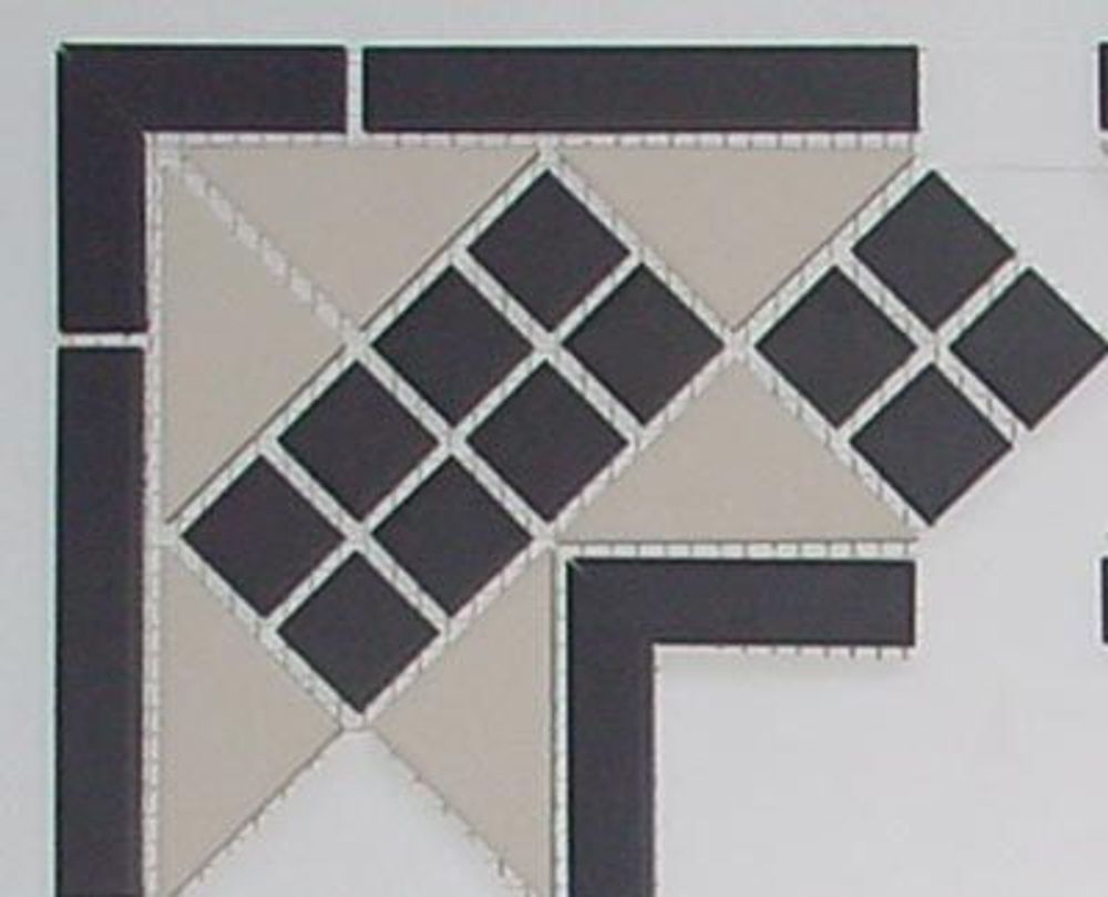 Угол керамический Corner LISBON-1 with 1 strip Stand.(Tr.16, Dots 14,Stri)