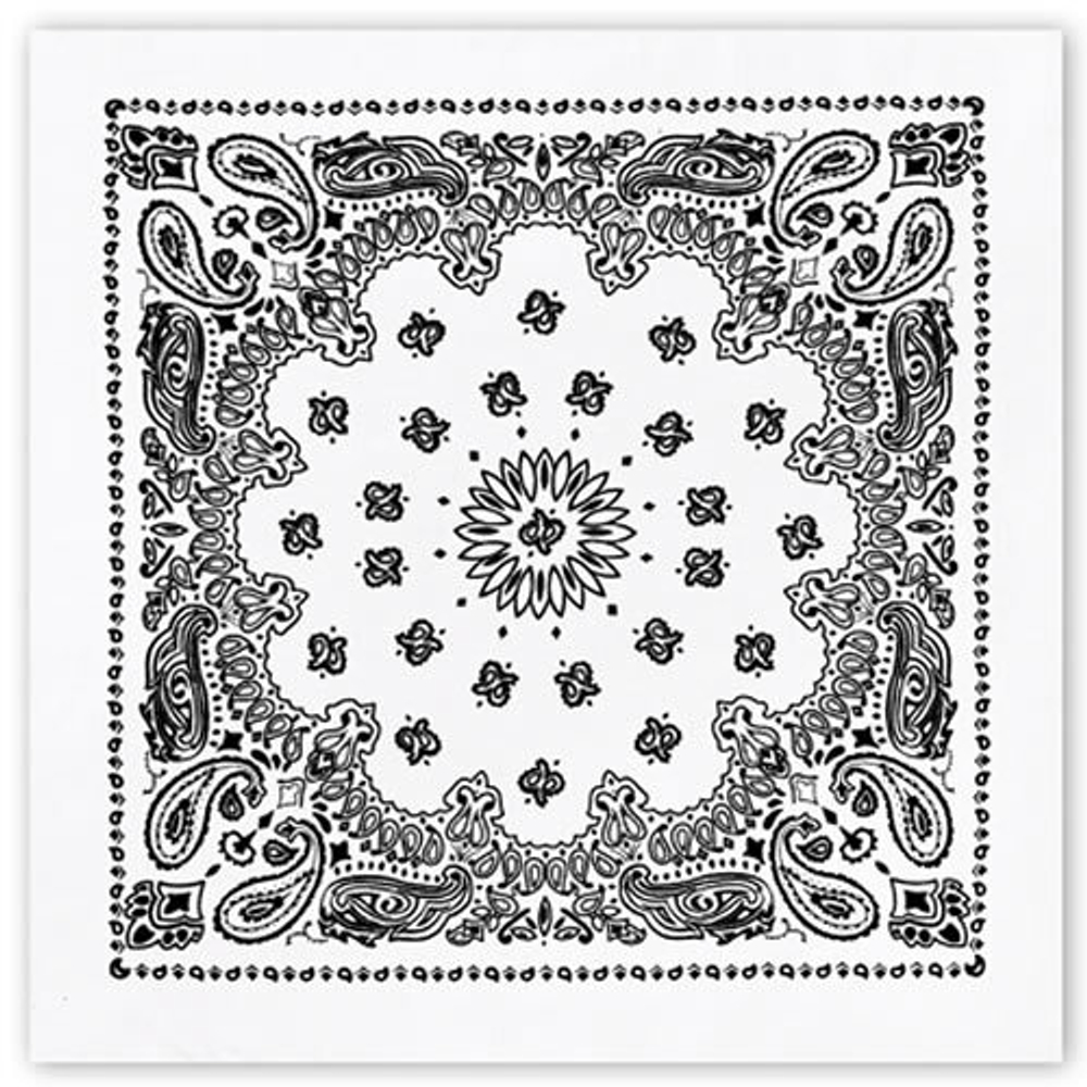 Камуфляж ROTHCO Scarf 55 x 55 cm TRAINMEN black-white