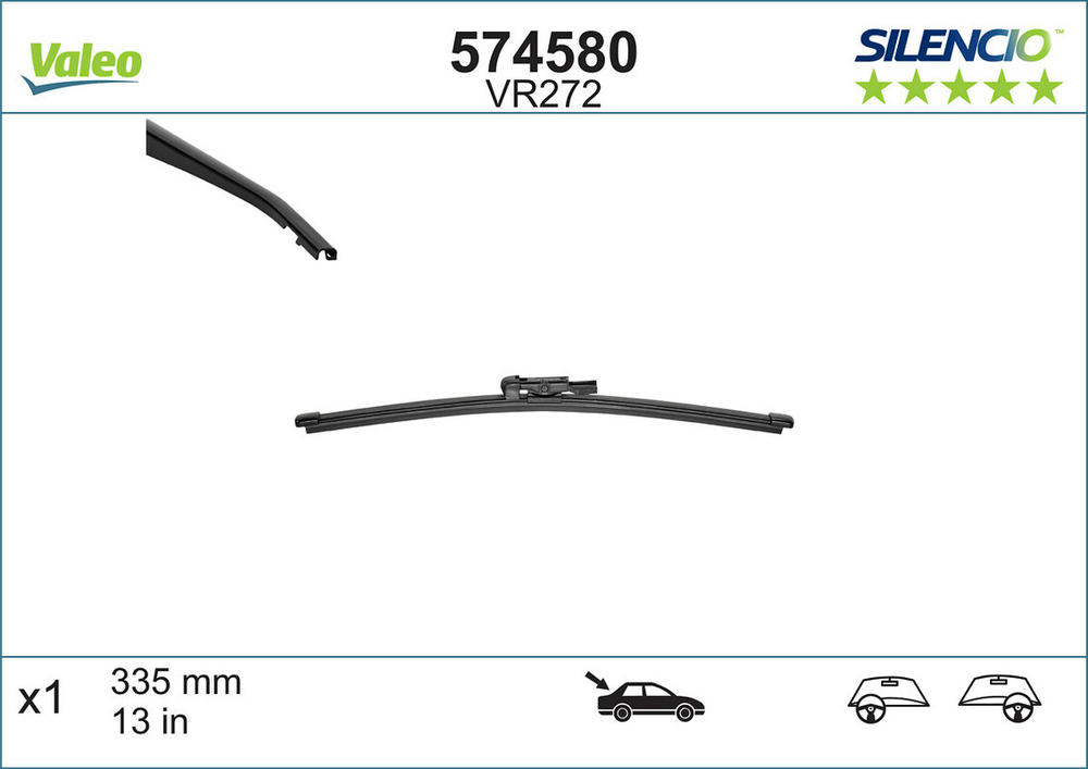 VALEO - 574580-VAL - Wiper Blade