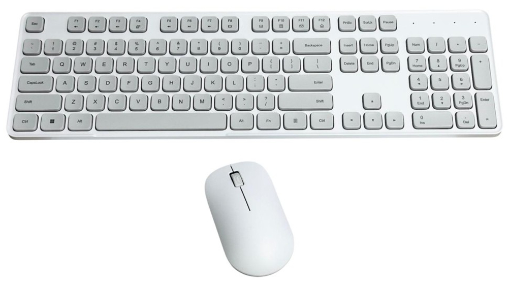 Клавиатура и мышка беспроводная Mijia Wireless Set 3 WXJS03YM серая