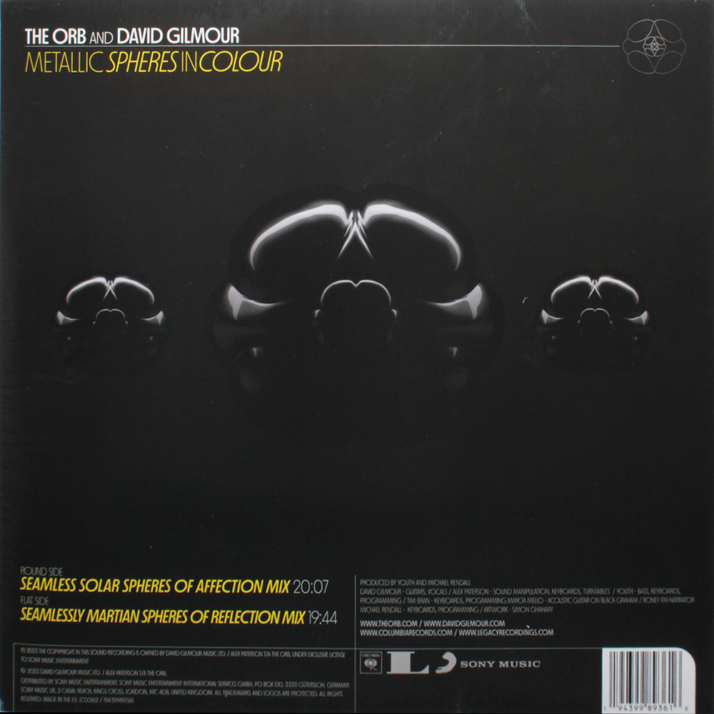 The Orb And David Gilmour / Metallic Spheres In Colour (LP)