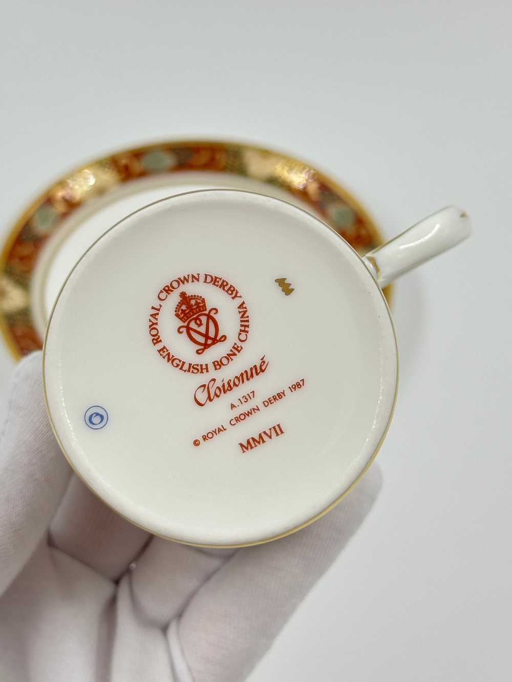 Кофейная пара «Cloisonne» Royal Crown Derby