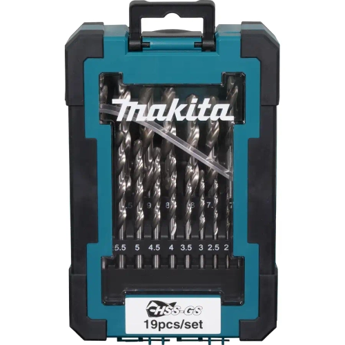 Набор свёрл по металлу HSS-GS 1—10 мм Makita D-78352