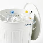 Мусорное ведро IKEA KNODD (КНОДД), Белый, 40 л