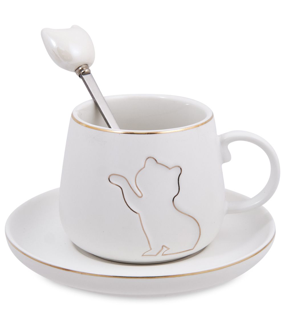 GAEM Art MUG-413/2 Чайная пара «Кошечка»