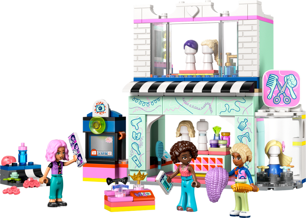 Конструктор Лего Френдс Салон красоты | LEGO Friends Hair Salon and Accessories Store - 42662, 347 деталей (7+)