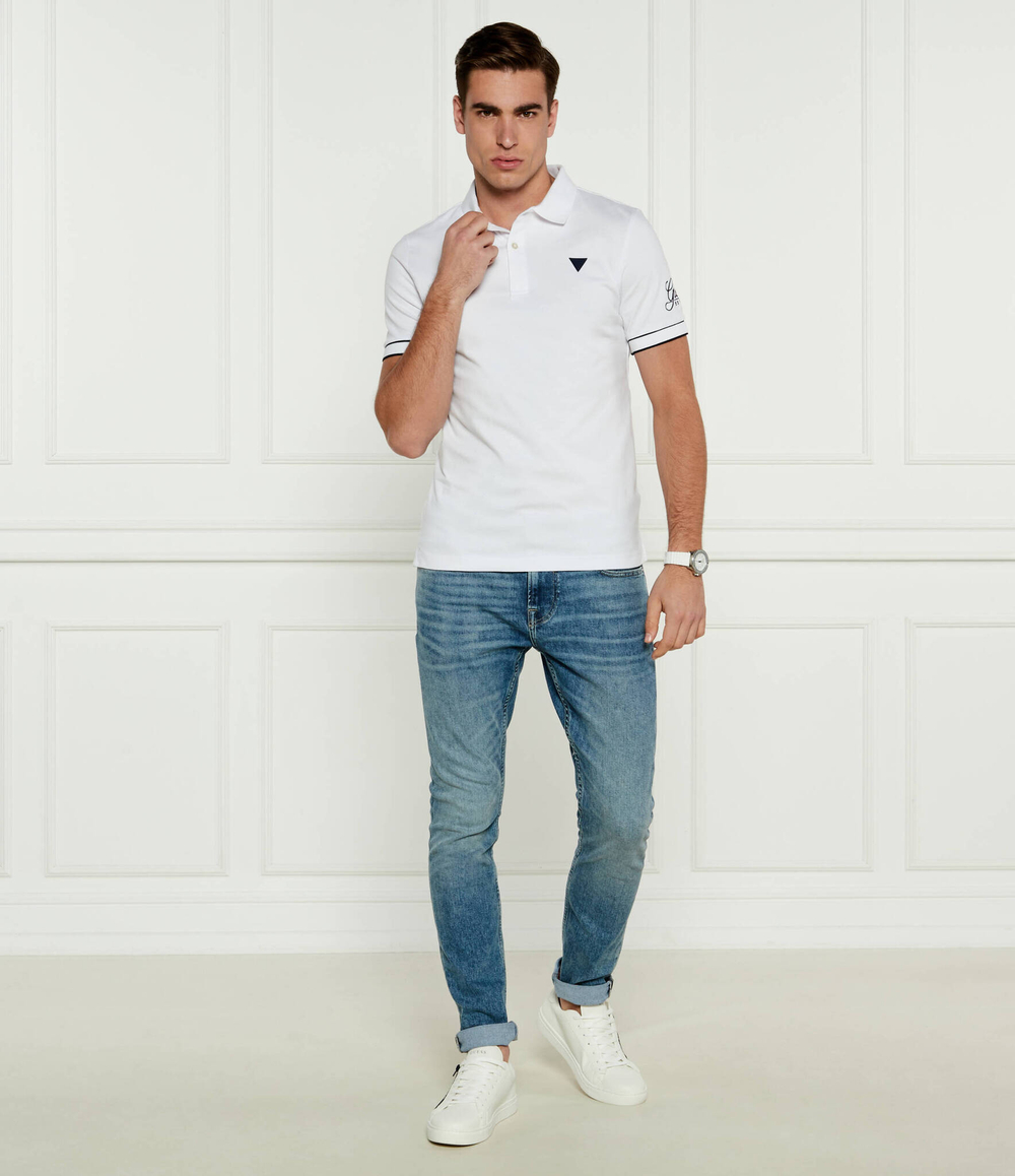 Поло LYLE GUESS - белый(M4BP60 K7O64)