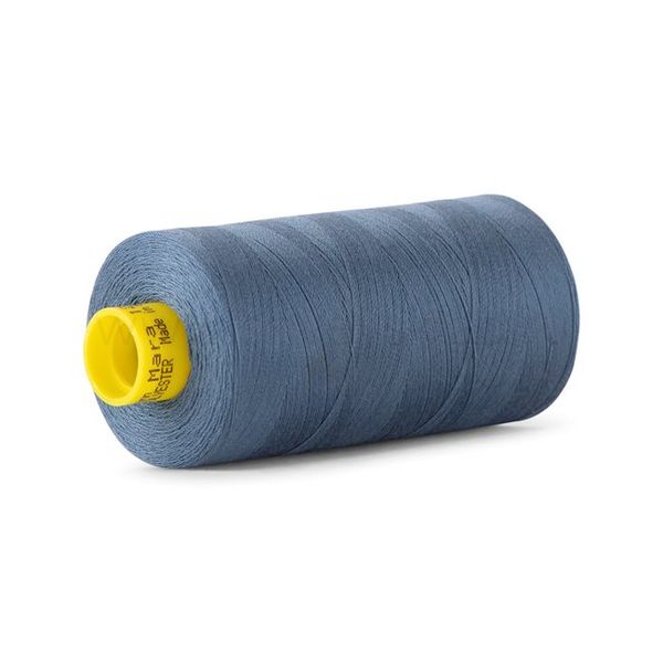 Нитка Gutermann Mara 120 (1000 метров), 1 кат., универсальная | 435 зелено-синий