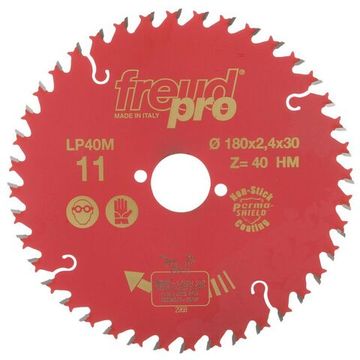 Диск пильный LP40M по дереву 180х30мм 40 зуб. Freud Pro LP40M011