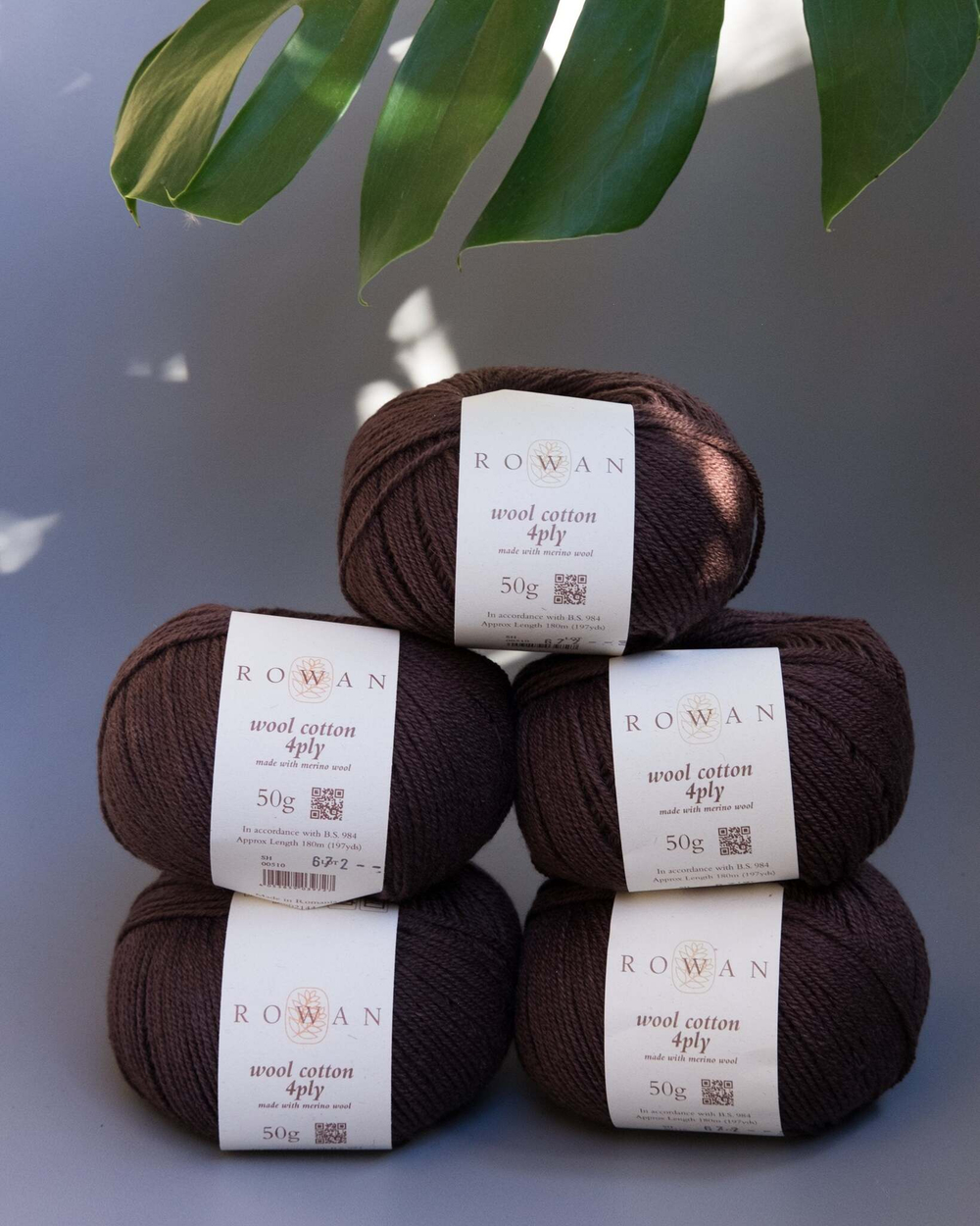 -65% Wool Cotton 4ply 5x50g