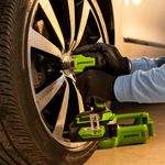 Гайковерт ударный акк. Greenworks GD24IW400, 24V,б/щет,1/2'', 400Нм,1х5Ач,ЗУ,кор (3802907CUG)