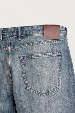 ZARA ДЖИНСЫ BOOTCUT FIT С НИЗКОЙ ПОСАДКОЙ, ЗЕЛЕНОВАТО-СИНИЙ
