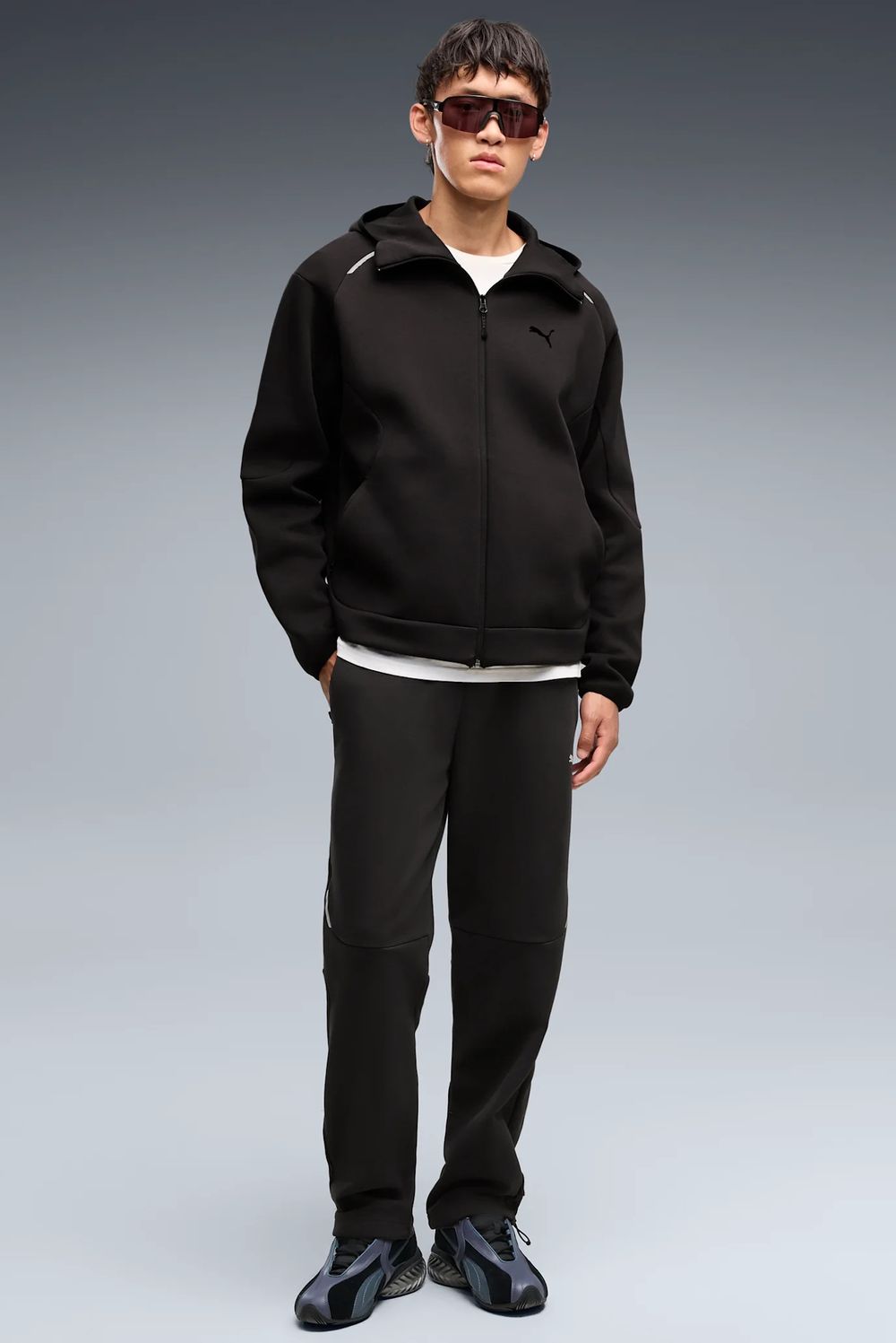 Толстовка мужская PUMA PUMATECH Relaxed Full Zip Hoodie DK
