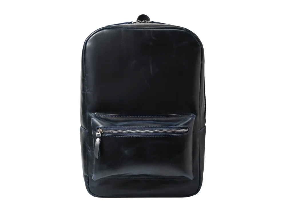 Рюкзак из натуральной кожи "Norvin Dark Blue"