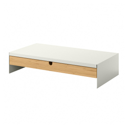 IKEA ELLOVEN  (ИКЕА ЕЛЛОВЕН)  -  Подставка под монитор с ящиком - белый