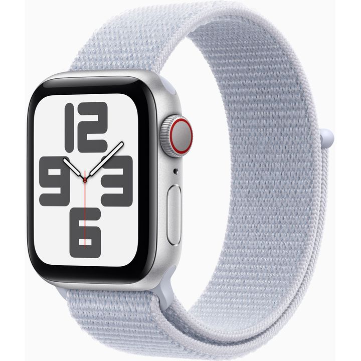 Умные часы Apple Watch SE 2 40мм Silver Aluminum Case с Blue Cloud Sport Loop