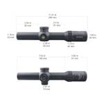 Оптический прицел Vector Optics FFP Continental x6 1-6x28 ( Сетка VCT-BNW / с подсветкой )