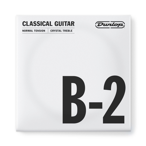 Dunlop DCY02BNS Nylon Crystal Treble B-2 одиночная струна для гитары