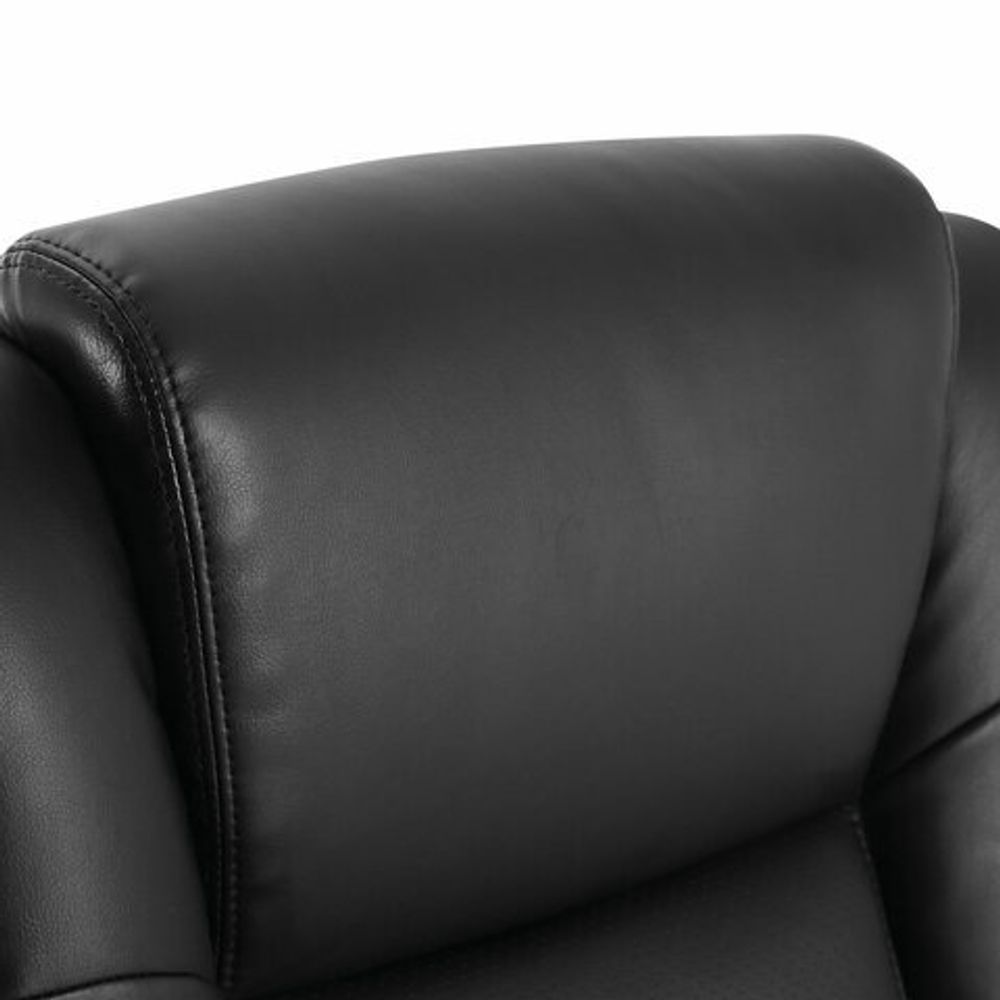 Кресло офисное BRABIX PREMIUM "Solid HD-005", НАГРУЗКА до 180 кг, рециклированная кожа, черное, 531941