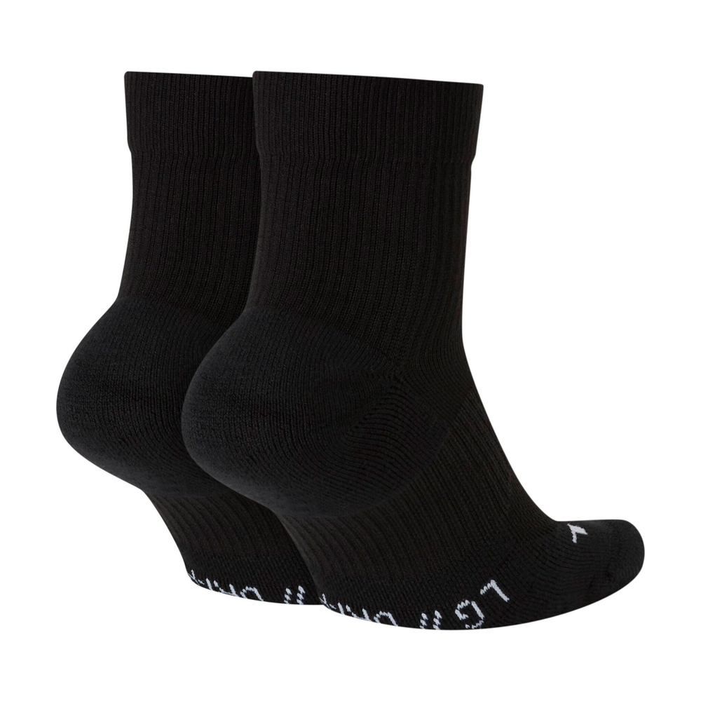 Nike Court Multiplier Max Sports Socks 2 Pack - Black, White