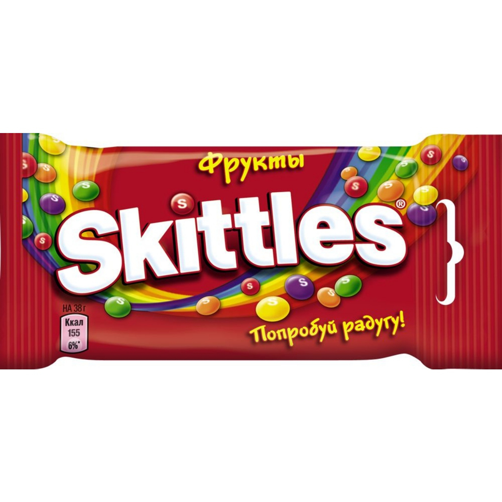 Драже Skittles ФРУКТЫ 38г 12/12