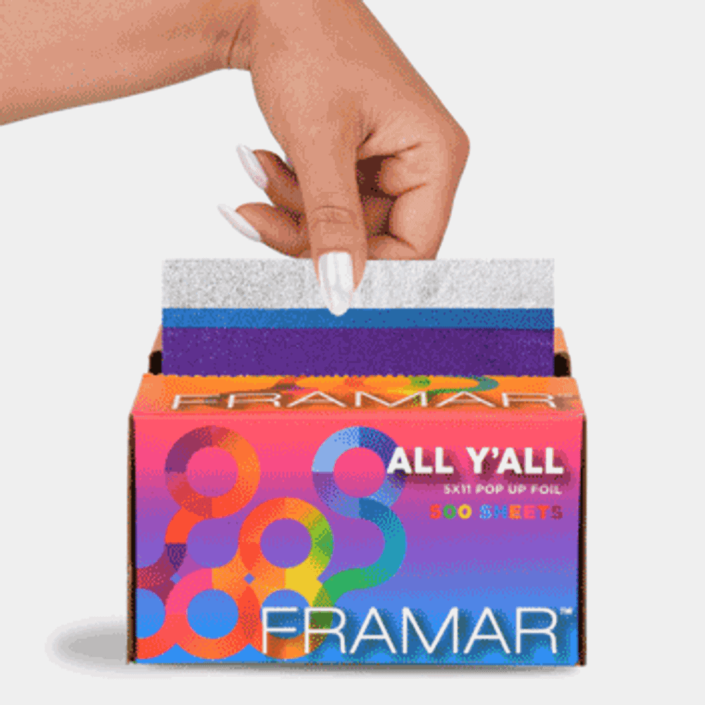 Embossed Roll Medium All Y'All 320 ft. / Фольга в рулоне с тиснением "Цвета радуги", 98 м
