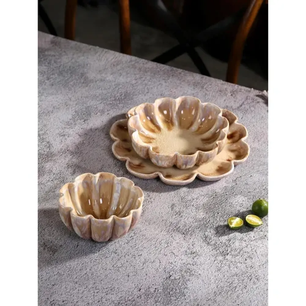 Салатник 650 мл d 20,5 см h5 см Pearl Shell Frutti di Mare P.L. [4]