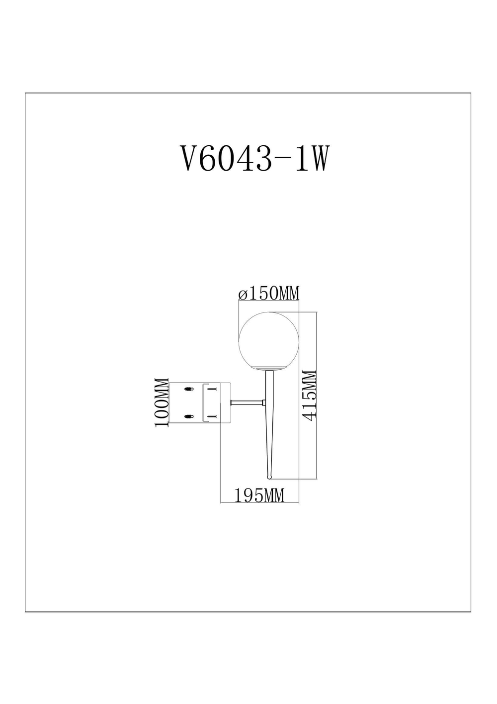 Бра Moderli V6043-1W Scrumbel