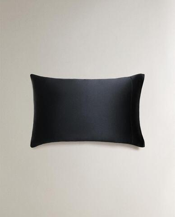 ZARA HOME НАВОЛОЧКА ИЗ 100% ТУТОВОГО ШЕЛКА, ТЕМНО-СИНИЙ