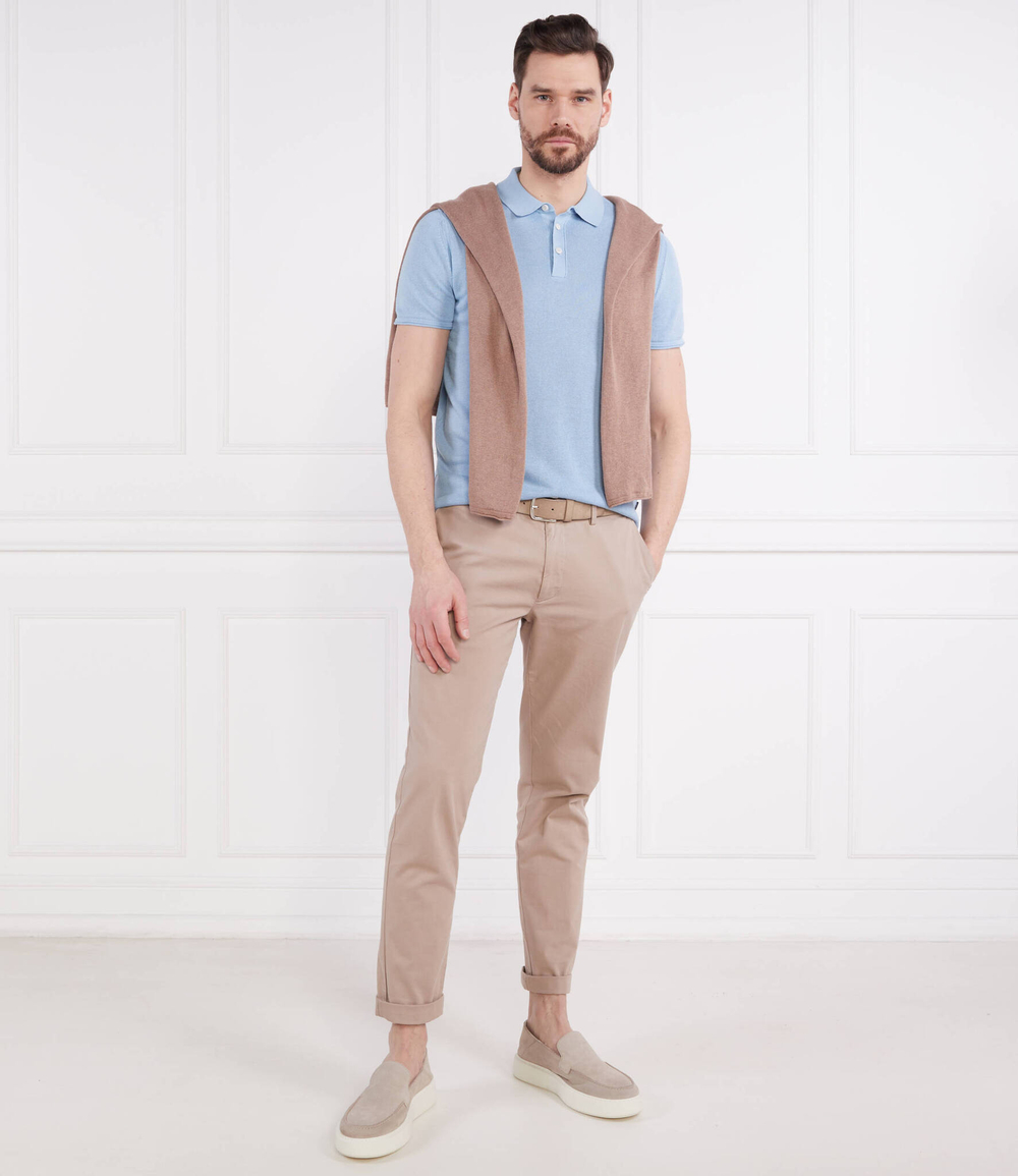 Льняное поло Fidolin Joop! Jeans - голубой(30035539)