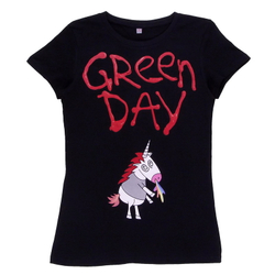 Футболка женская Green Day ( единорог )
