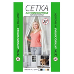 Сетка антимоскитная на магнитах 100*210см цв. Белый (инд. Упаковка)