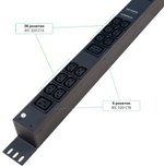 Блок розеток Cabeus SMART-PDU-16-1P-36C13-6C19-I309-CM