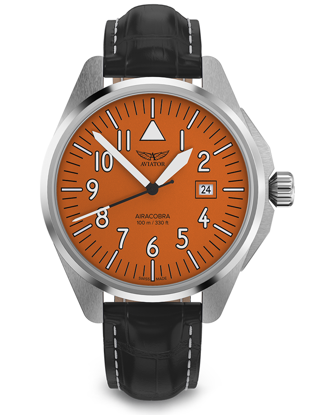 Чаcы кварцевые AVIATOR AIRACOBRA TYPE A V.1.38.0.321.4 мужские