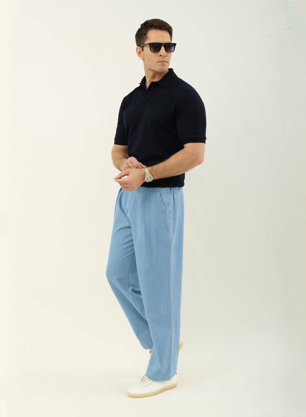 Широкие джинсы Loro Piana