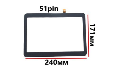 Тачскрин (сенсорное стекло) для планшета Digm Plane 1570N 3G (PS1185MG)