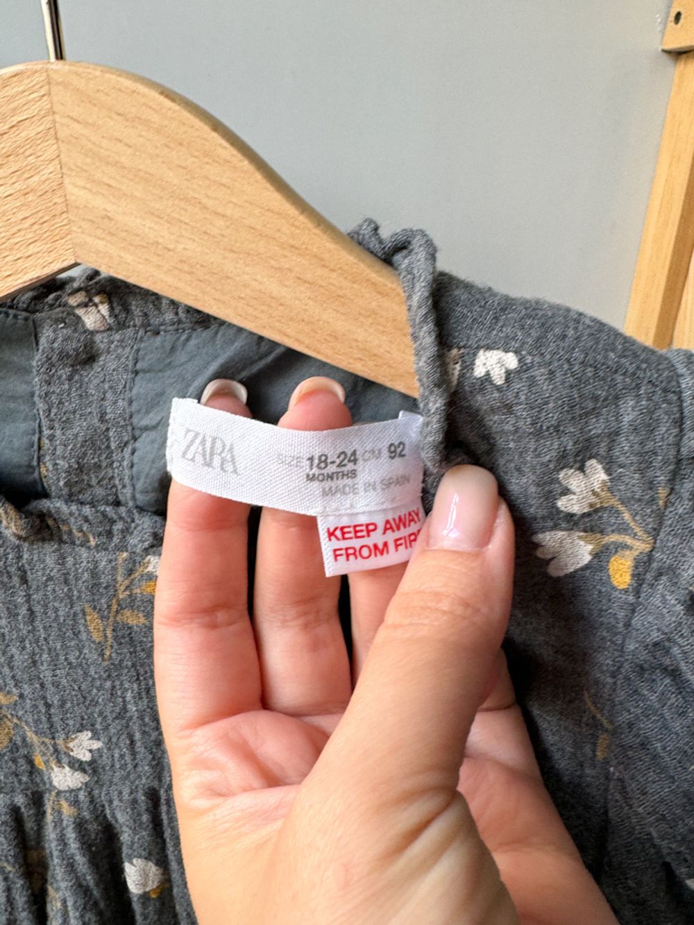 Хлопковое платье Zara, 92