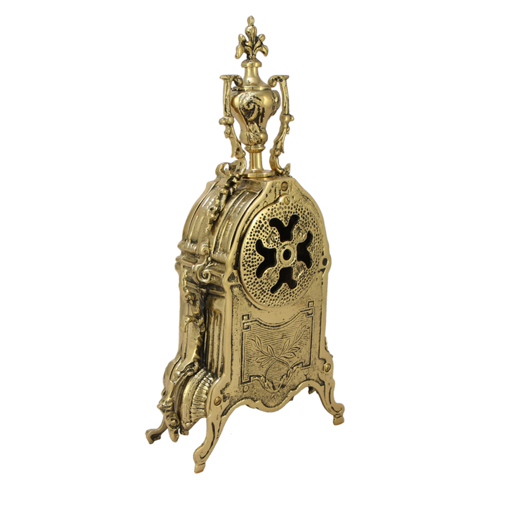 Bello De Bronze Каминные часы с маятником с канделябрами "Библо"