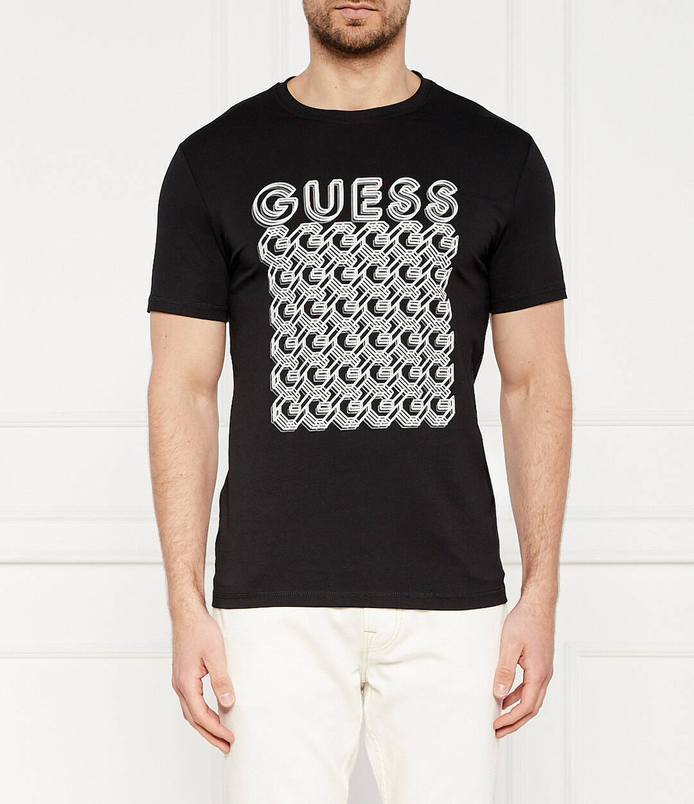 Футболка G CHAIN GUESS - черный(M4YI29 J1314)