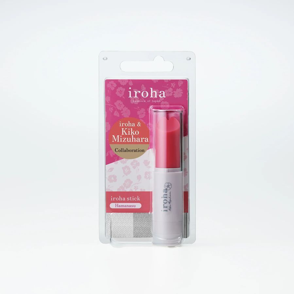 Мини-вибратор в форме помады Iroha Stick Hamanasu (Цвет: розовый)