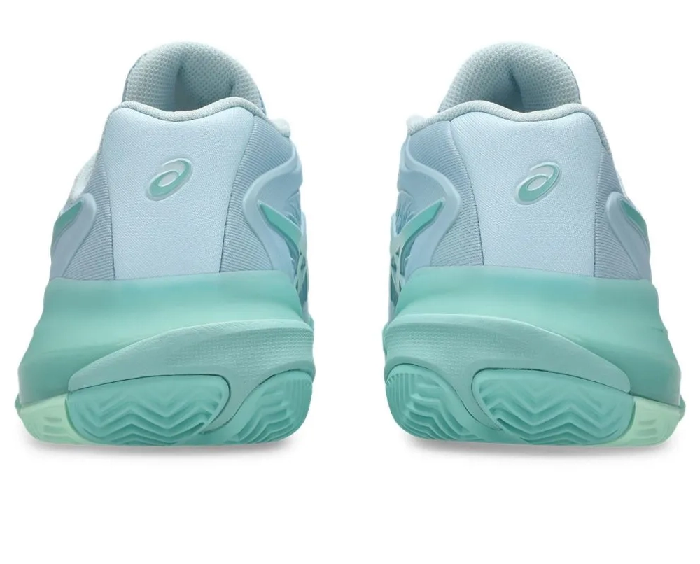 Женские теннисные кроссовки Asics Gel-Resolution X Clay - light blue/oasis green