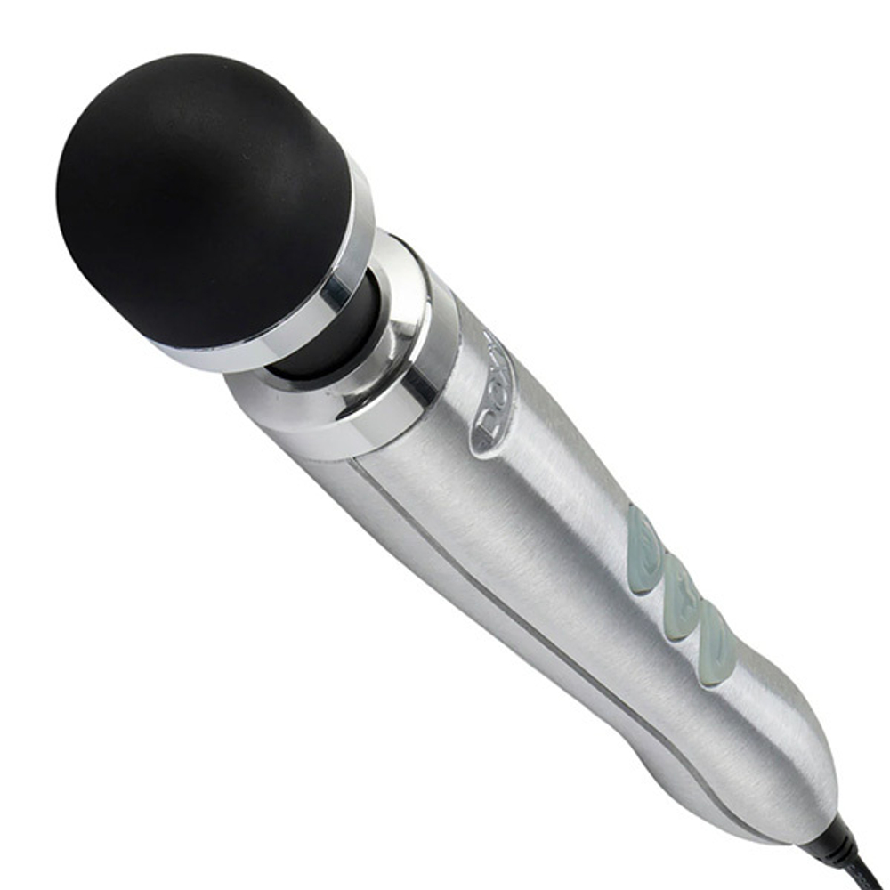 Серебристый вибратор-вонд 28см Doxy Die Cast 3 Massage Wand Brushed Metal