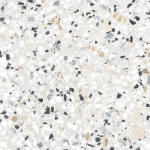 Керамогранит Alma Ceramica GFU6060TRZ07L Terrazzo 60x60 белый / бежевый лаппатированный под камень / терраццо