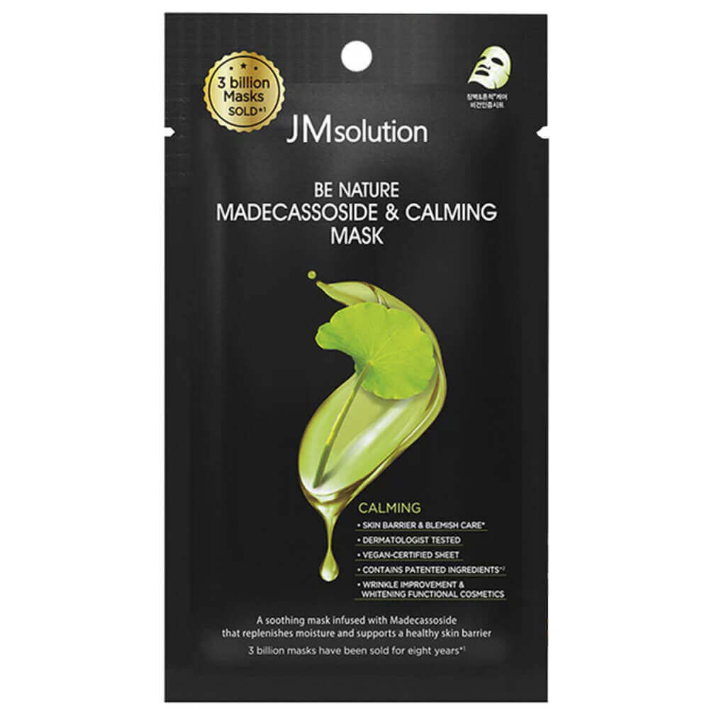 JMsolution Be Nature Madecassoside & Calming Mask, 24ml - Успокаивающая маска с центеллой