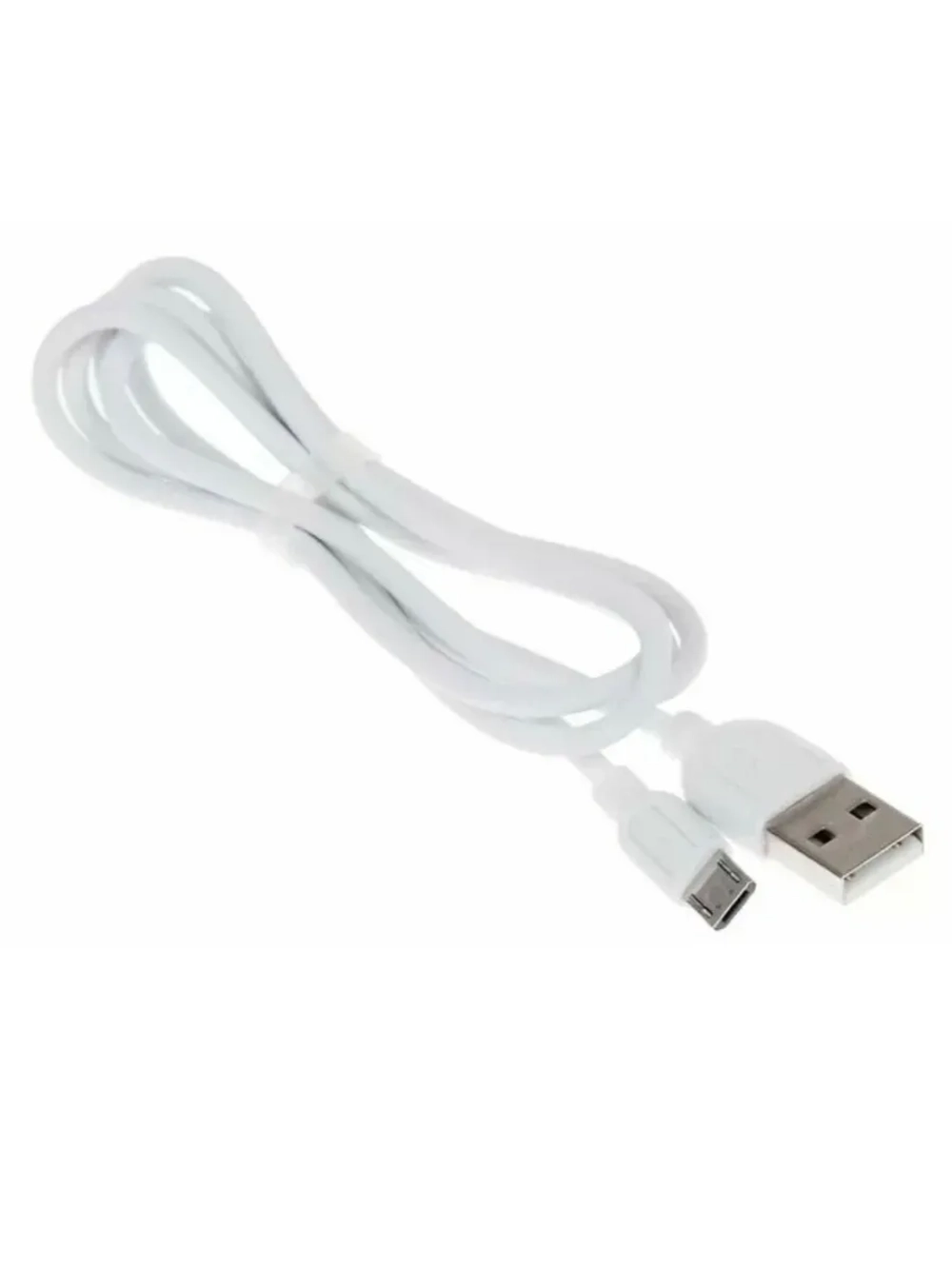 Кабель micro USB белый 1м