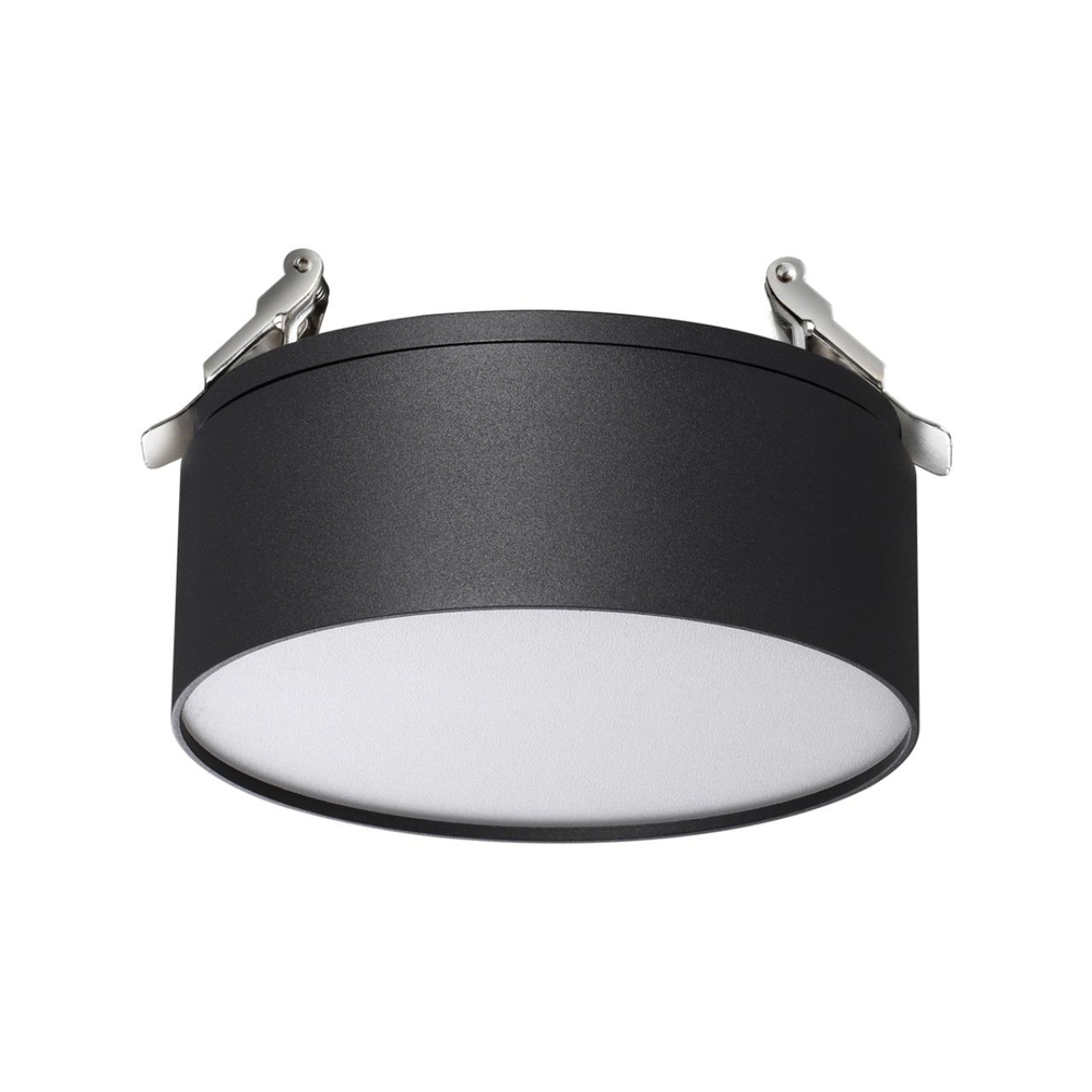 358753 SPOT NT21 525 черный Светильник встраиваемый светодиодный IP20 LED 24W 4000K 2100Лм 100-265V PROMETA