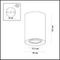 Потолочный светильник Odeon Light Hightech Pillaron 3565/1C