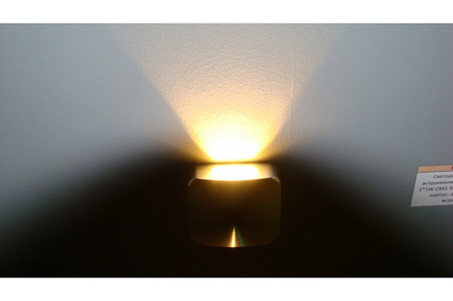 FL55YJ-S WW LED свет. квадрат, встр. в стену 1*1W