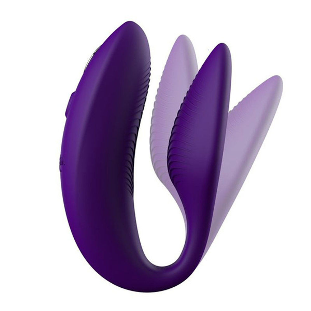 Фиолетовый вибратор 7,8см для пар We-Vibe Sync 2 SNSZ3SG4